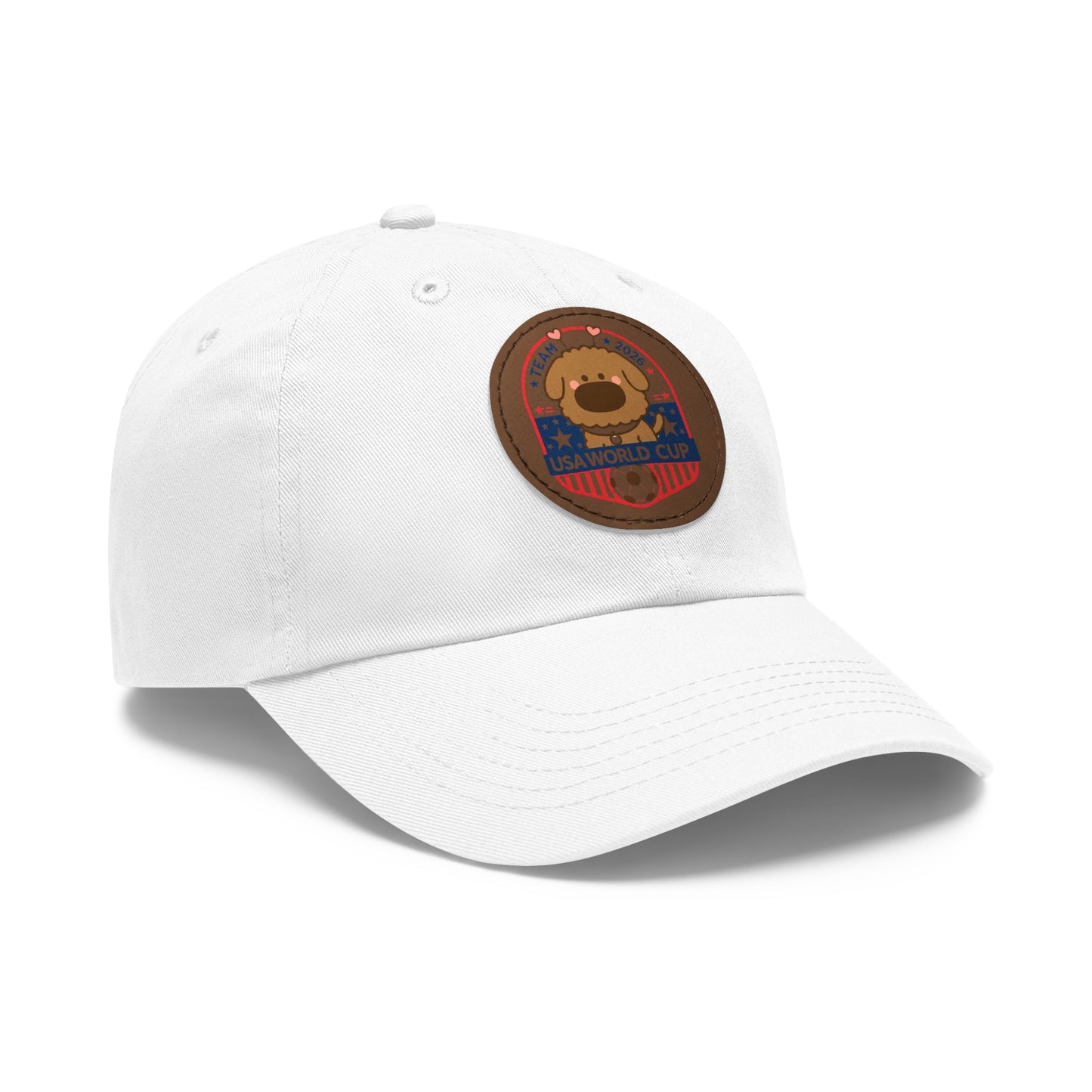 Limited Edition iTsChoCoBu Leather Patch Dad Hat — USA World Cup