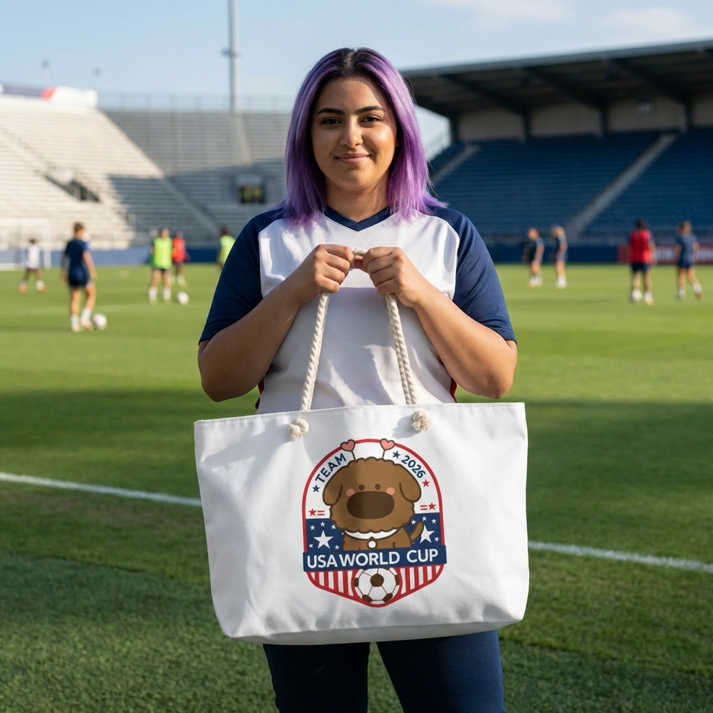 USA World Cup Weekender Bag — Team 2026 Soccer Travel Tote iTsCHoCoBu