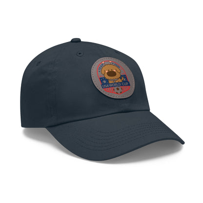 Limited Edition iTsChoCoBu Leather Patch Dad Hat — USA World Cup