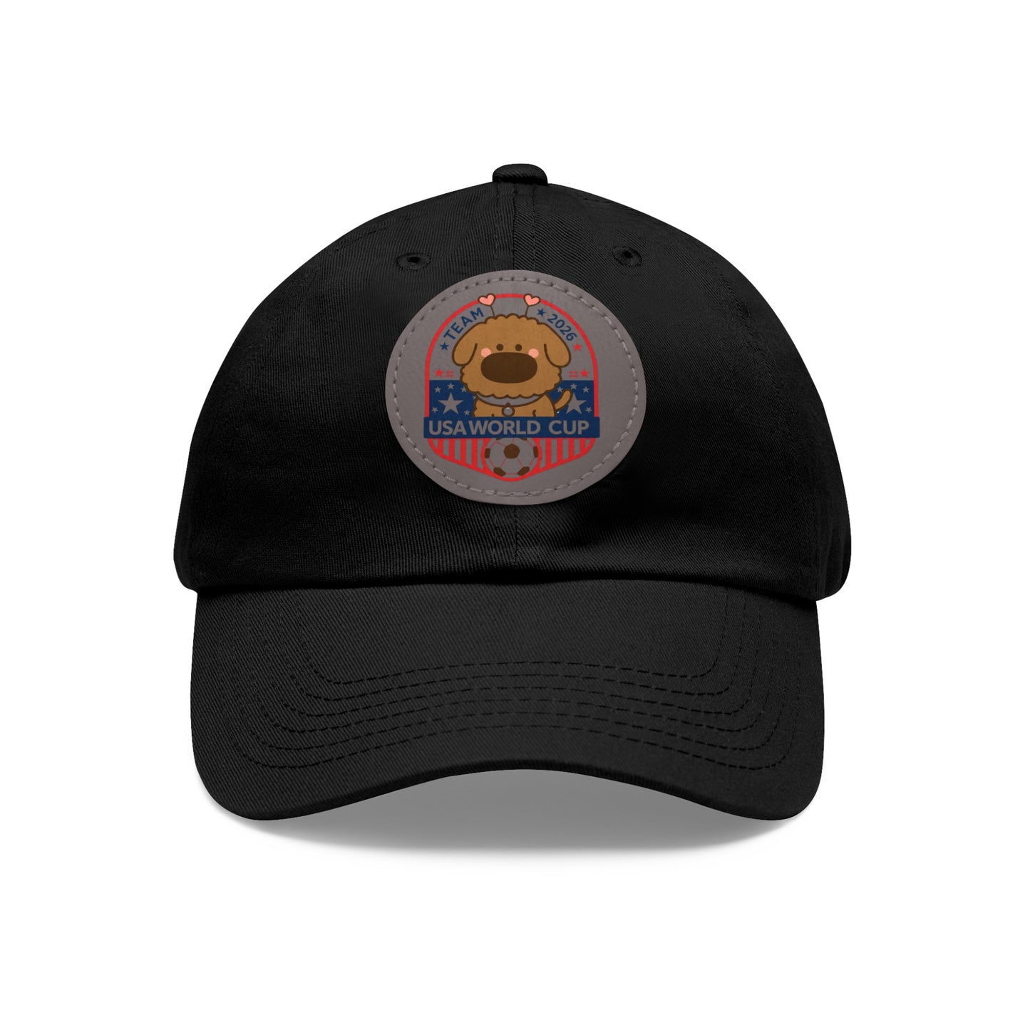 Limited Edition iTsChoCoBu Leather Patch Dad Hat — USA World Cup