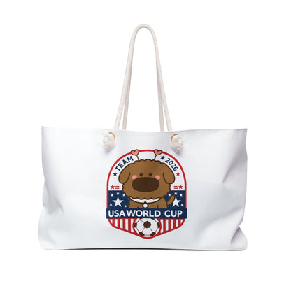 USA World Cup Weekender Bag — Team 2026 Soccer Travel Tote iTsCHoCoBu